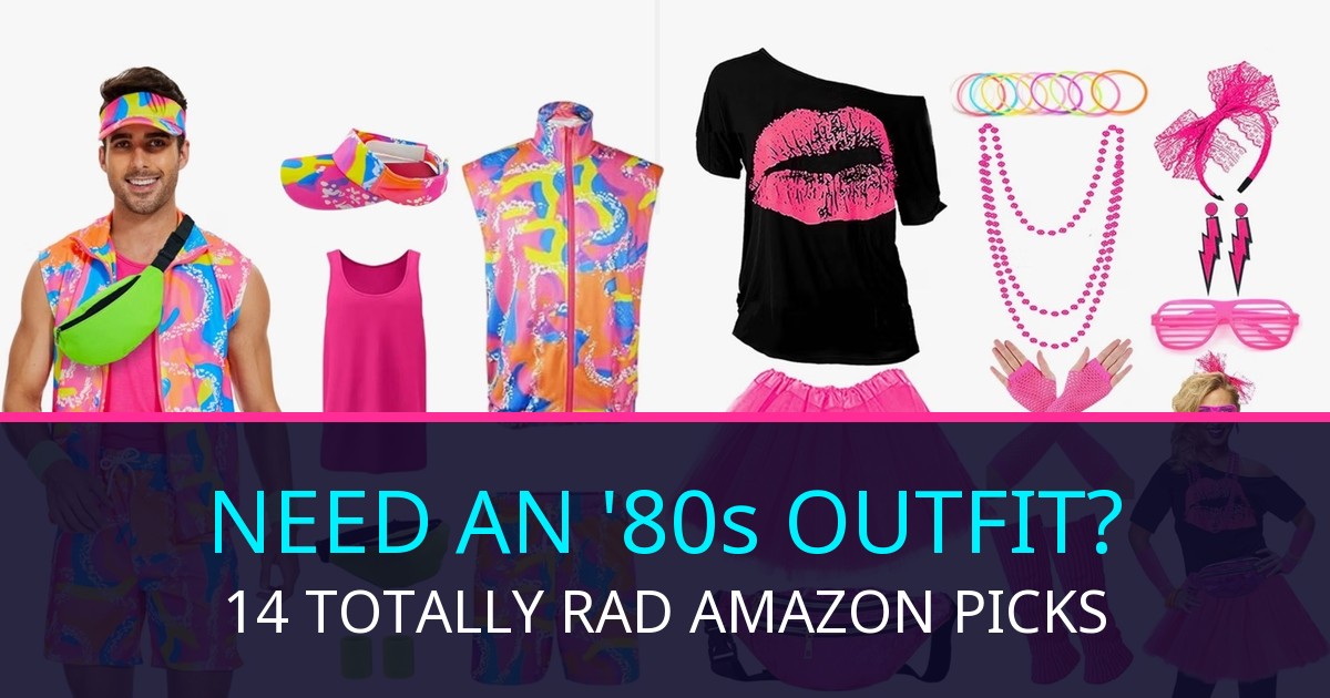 14 Totally Rad ’80s Outfits & Accessories on Amazon Near $40 or Less - Sebago Lake, Maine